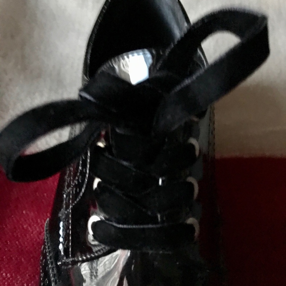 platform patent shoes